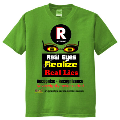 Real Eyes (White/Light Colors) - Men's Sportage | Surf T-Shirt Thumbnail